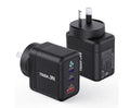 Tough On 45W 3 Port PD & QC 3.0 Fast Wall Charger